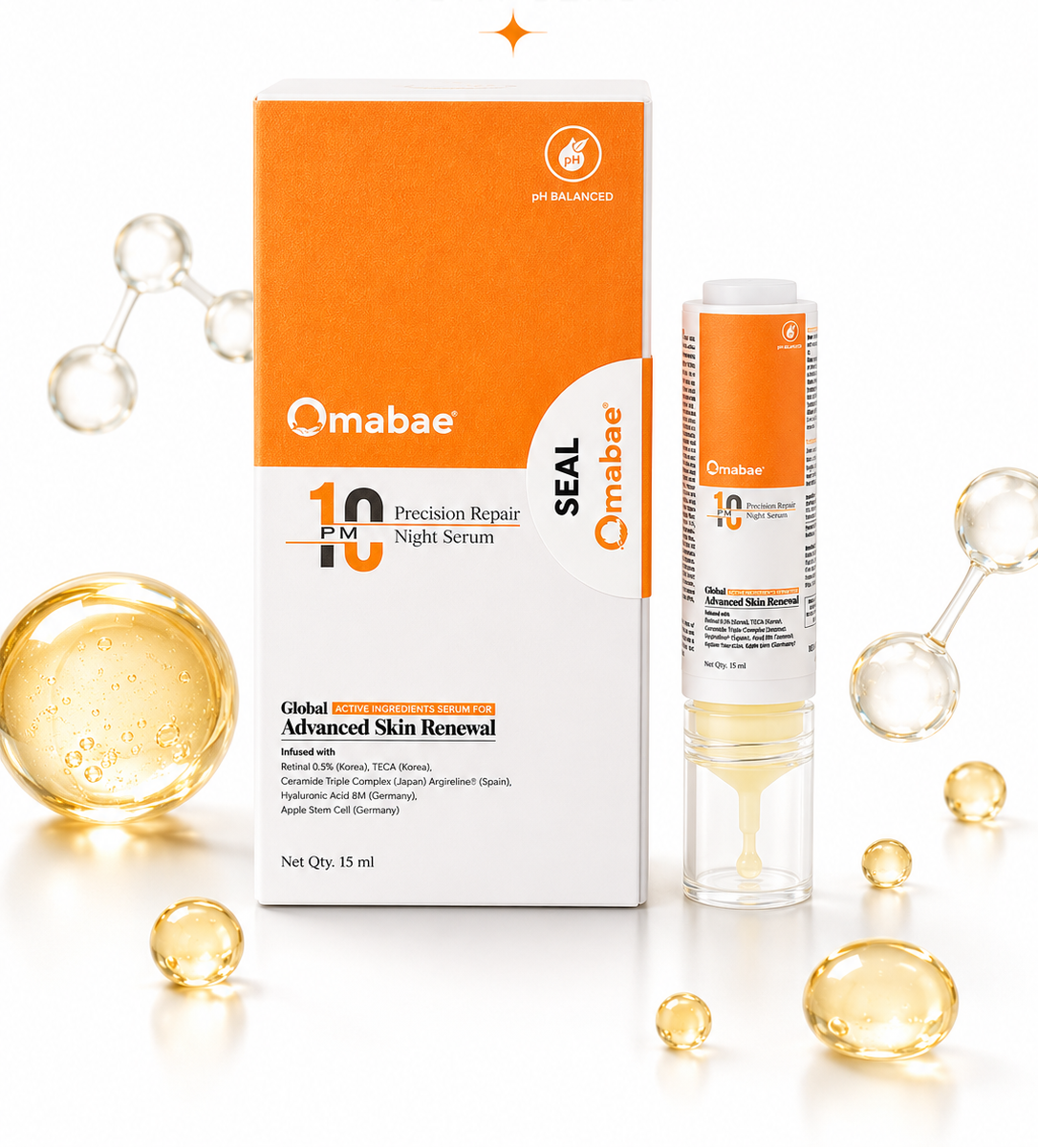 Omabae 10 PM Precision Repair Night Serum